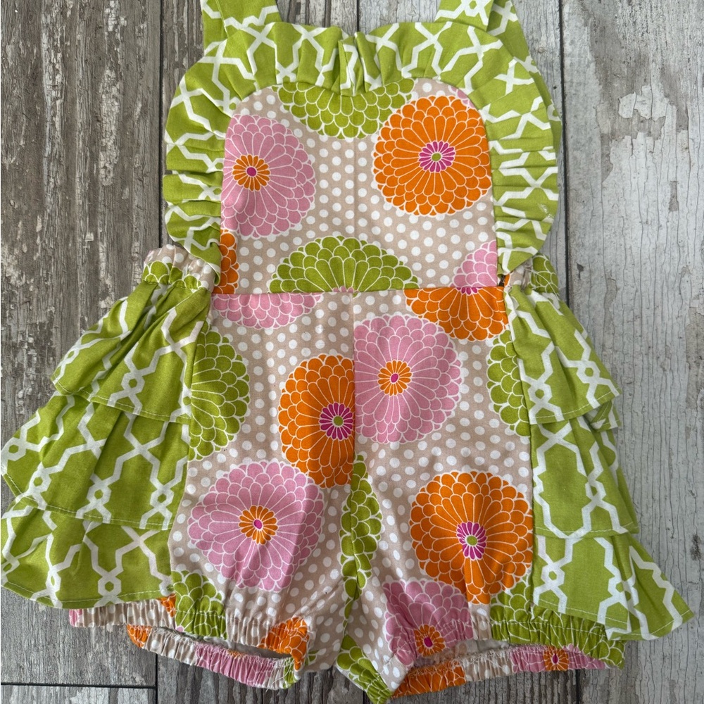 Colorful Floral Romper size 12/18 months